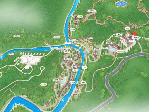 朔州结合景区手绘地图智慧导览和720全景技术，可以让景区更加“动”起来，为游客提供更加身临其境的导览体验。